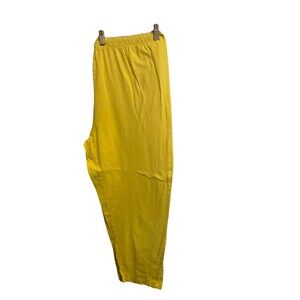 Anthony Richards Pants Bright Yellow Pull On Cotton Plus Size 2X Women’s